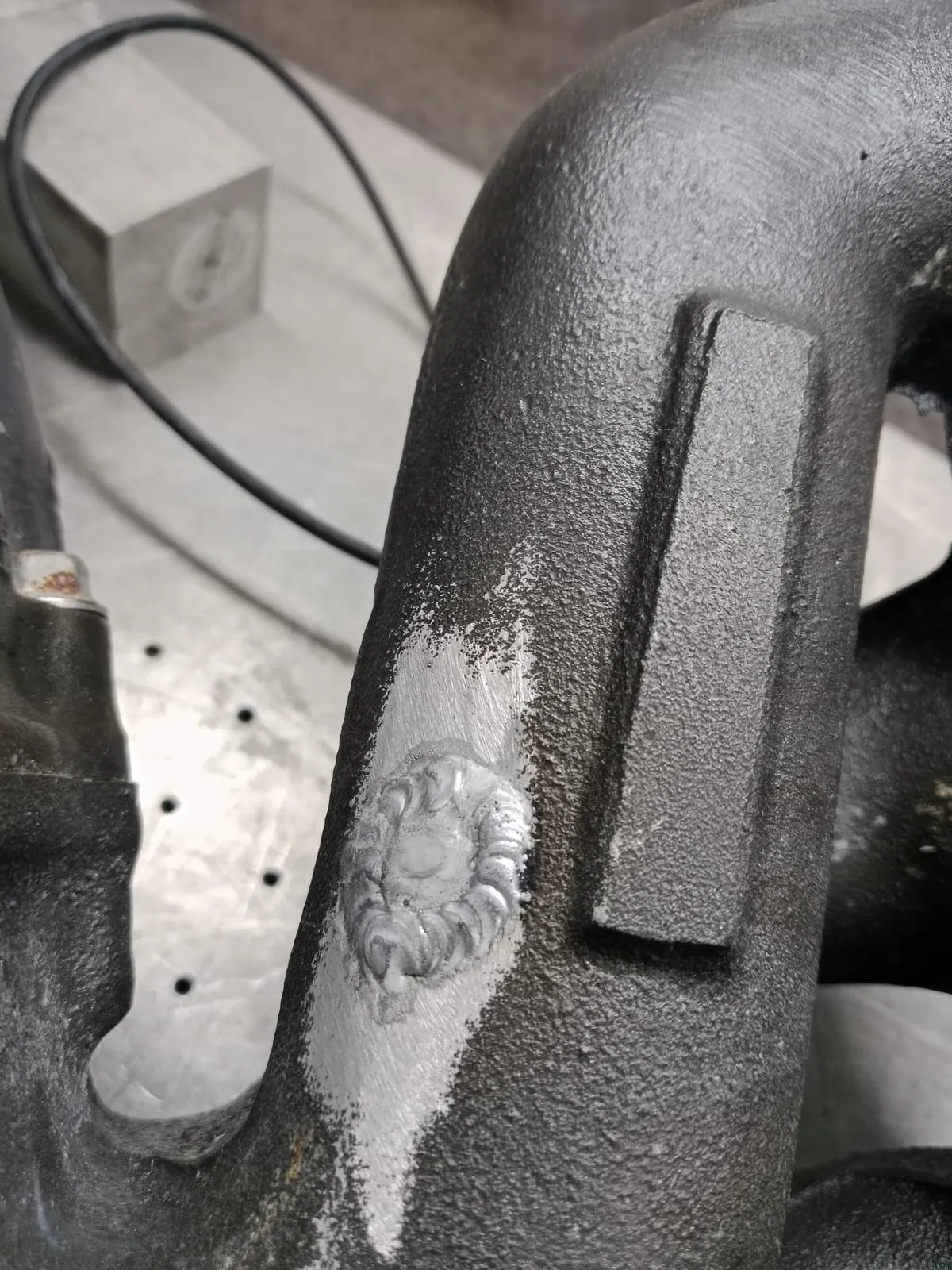 Restauración de piezas soldadas